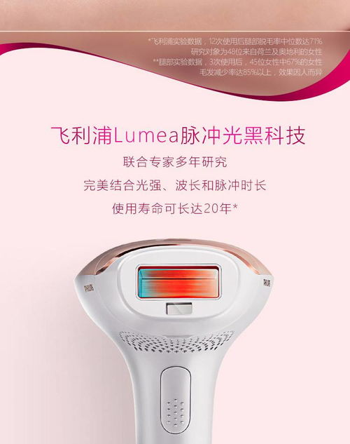 飛利浦Lumea系列強(qiáng)脈沖光脫毛儀 從SC1999到BRI956的居家脫毛革命